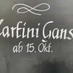 Martini Gansl ab 15. Oktober