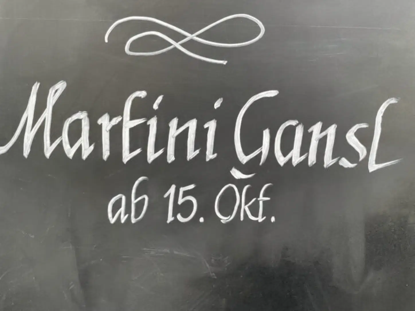 Martini Gansl ab 15. Oktober